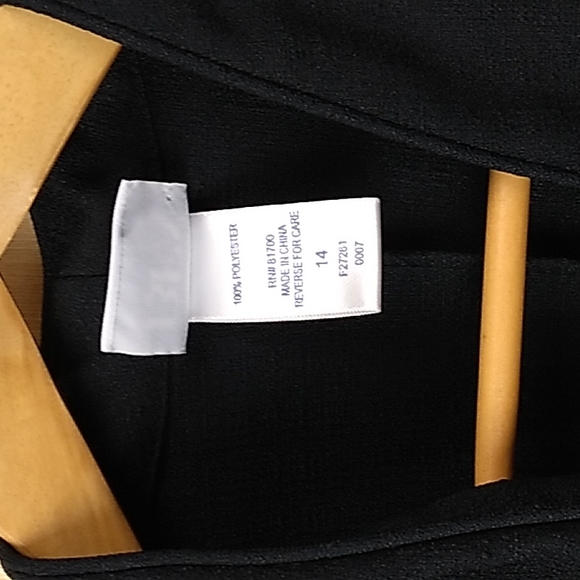 BFA Classic Suit Jacket Women's Black size 14 - Picture 3 of 6